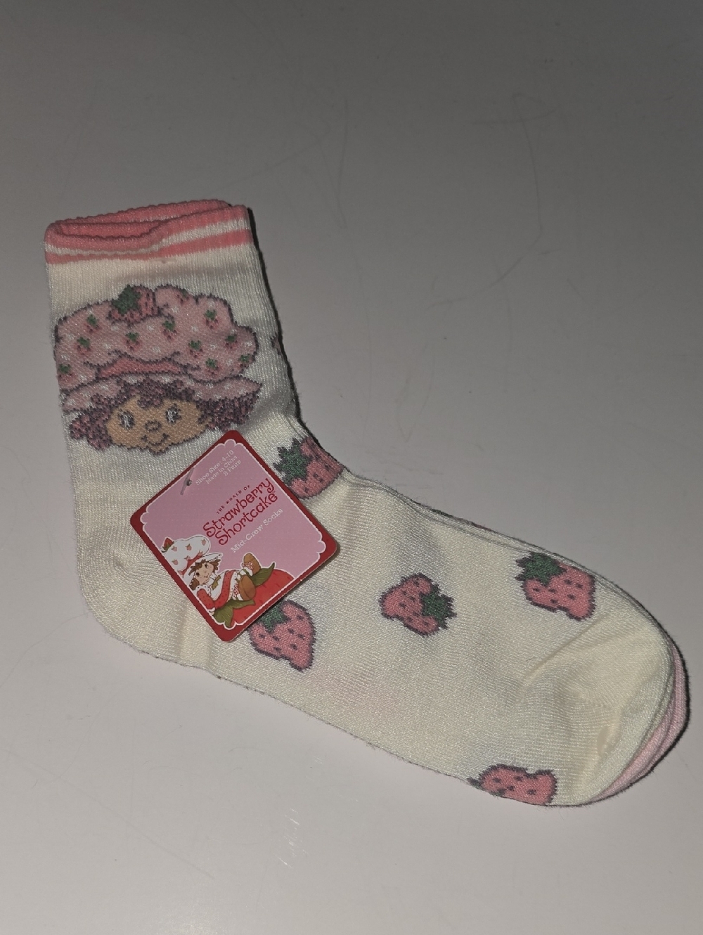Strawberry Shortcake Crew Socks
